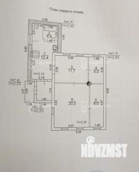 Дом 61м², 1-этажный, участок 12 сот.