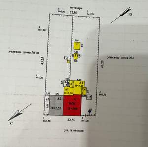 Дом 128м², 1-этажный, участок 6 сот.