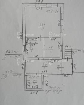Дом 44м², 1-этажный, участок 8 сот.