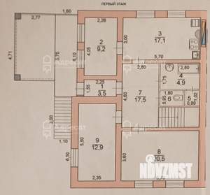 Дом 177м², 2-этажный, участок 6 сот.