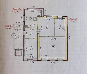 Дом 54м², 1-этажный, участок 4 сот.