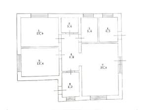 Дом 85м², 1-этажный, участок 5 сот.