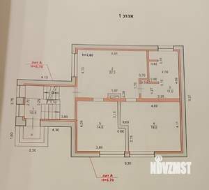 Таунхаус 75м², 3-этажный, на длительный срок, 