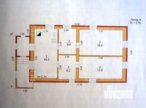Дом 60м², 1-этажный, участок 7 сот.  