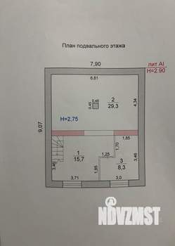 Коттедж 171м², 3-этажный, участок 451 сот.  