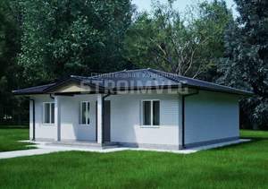 Дом 90м&sup2;, 1-этажный, участок 5 сот.  