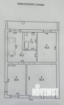 Коттедж 289м², 3-этажный, участок 6 сот.  