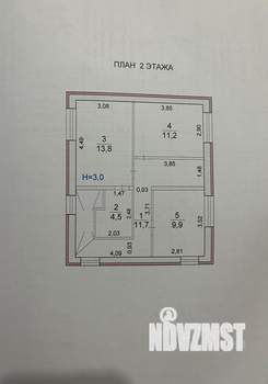 Коттедж 171м², 3-этажный, участок 451 сот.  