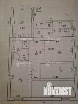 Дом 115м², 1-этажный, участок 7 сот.  