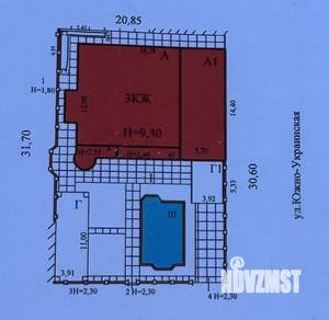 Коттедж 432м², 3-этажный, участок 6 сот.  
