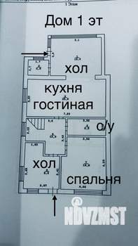Коттедж 156м², 2-этажный, участок 6 сот.  