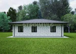 Дом 100м&sup2;, 1-этажный, участок 5 сот.  