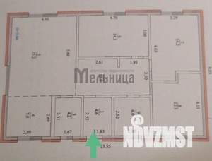 Дом 108м², 1-этажный, участок 7 сот.  
