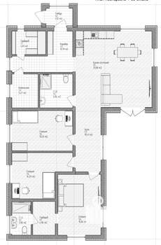 Дом 132м², 1-этажный, участок 6 сот.  