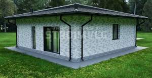 Дом 100м&sup2;, 1-этажный, участок 5 сот.  