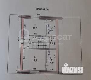 Дом 227м², 2-этажный, участок 7 сот.  