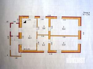 Дом 60м², 1-этажный, участок 7 сот.  