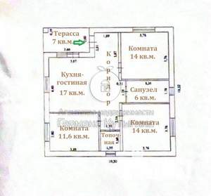 Дом 80м², 1-этажный, участок 4 сот.  