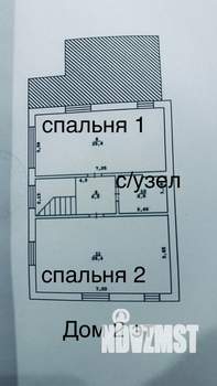 Коттедж 156м², 2-этажный, участок 6 сот.  