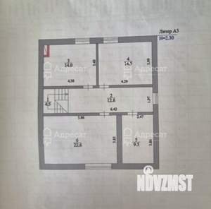 Дом 225м², 3-этажный, участок 6 сот.  