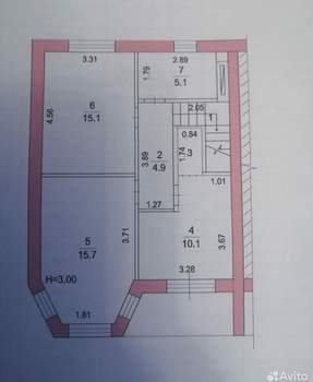 Дом 217м², 2-этажный, участок 308 сот.  