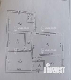 Дом 122м², 1-этажный, участок 5 сот.  