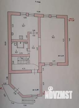 Коттедж 337м², 3-этажный, участок 9 сот.  
