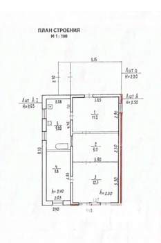 Дом 50м², 1-этажный, участок 6 сот.  