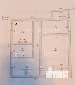 Дом 353м², 2-этажный, участок 9 сот.  