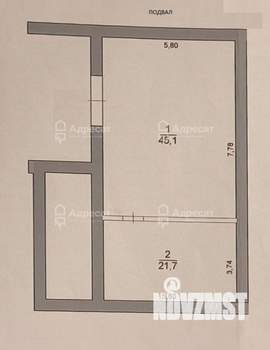 Дом 177м², 2-этажный, участок 6 сот.  