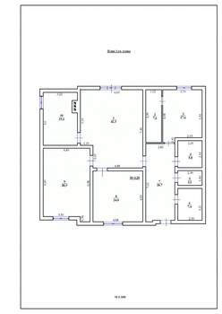 Дом 184м², 1-этажный, участок 8 сот.  