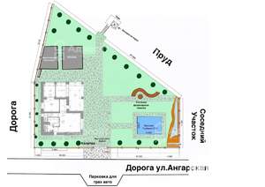 Дом 180м², 2-этажный, участок 6 сот.  