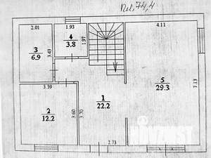 Дом 160м², 2-этажный, участок 4 сот.  