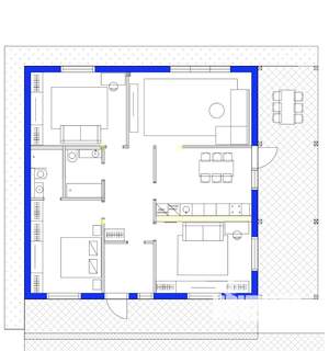 Коттедж 121м², 1-этажный, участок 12 сот.  
