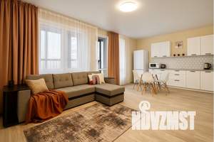 1-к квартира, посуточно, 41м2, 1/9 этаж