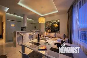 Студия квартира, посуточно, 57м2, 22/25 этаж