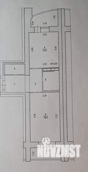 1-к квартира, на длительный срок, 47м2, 4/16 этаж