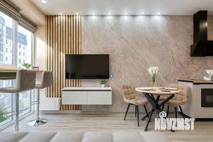 Студия квартира, посуточно, 40м2, 4/8 этаж