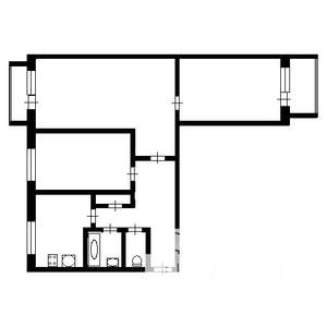 3-к квартира, на длительный срок, 60м2, 4/9 этаж