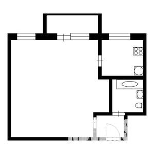 1-к квартира, на длительный срок, 45м2, 6/9 этаж