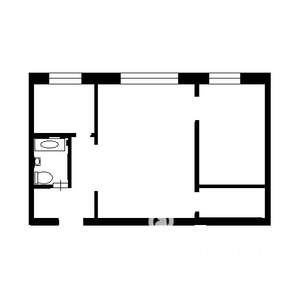 2-к квартира, на длительный срок, 48м2, 3/5 этаж