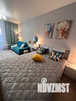 1-к квартира, посуточно, 42м2, 17/23 этаж