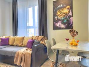 1-к квартира, посуточно, 45м2, 2/9 этаж