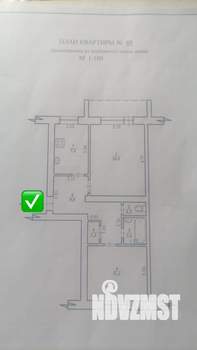 2-к квартира, на длительный срок, 51м2, 1/5 этаж