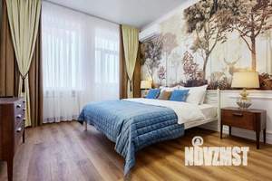 1-к квартира, посуточно, 38м2, 1/1 этаж