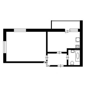 1-к квартира, на длительный срок, 41м2, 4/9 этаж