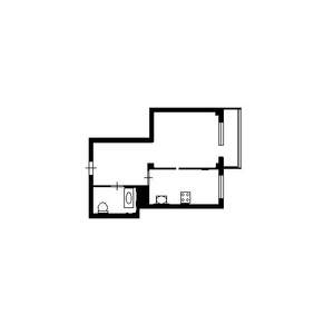 1-к квартира, на длительный срок, 45м2, 5/9 этаж