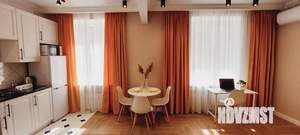 1-к квартира, посуточно, 40м2, 1/1 этаж