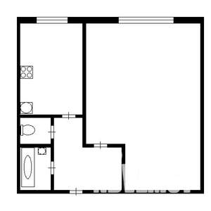 1-к квартира, на длительный срок, 36м2, 4/9 этаж