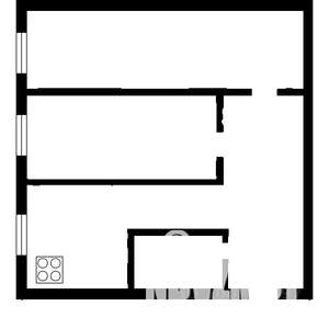 2-к квартира, на длительный срок, 48м2, 1/5 этаж